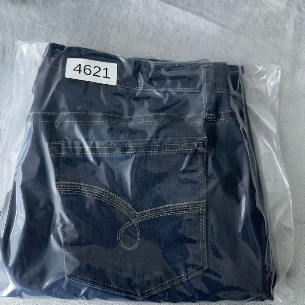 Riders By Lee Jeans Womens Size 14 Skinny Mid Rise Blue Dark Wash