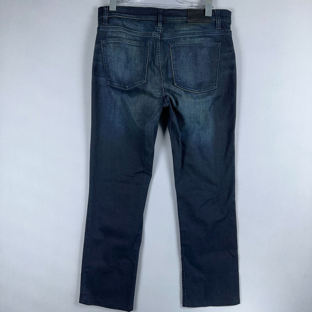 Lauren Ralph Lauren Jeans Size 12 Straight Leg Mid Rise  Blue Dark Wash