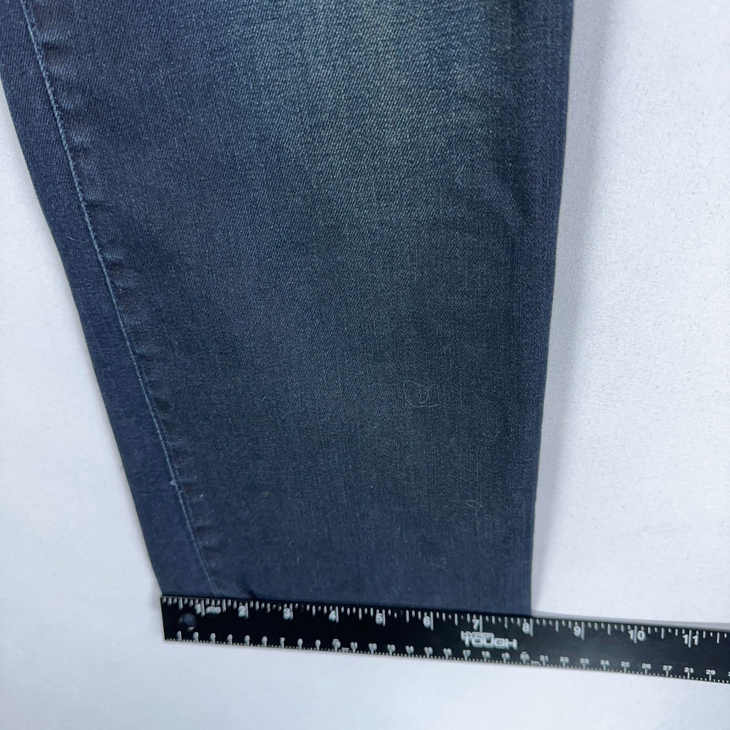 Lauren Ralph Lauren Jeans Size 12 Straight Leg Mid Rise  Blue Dark Wash