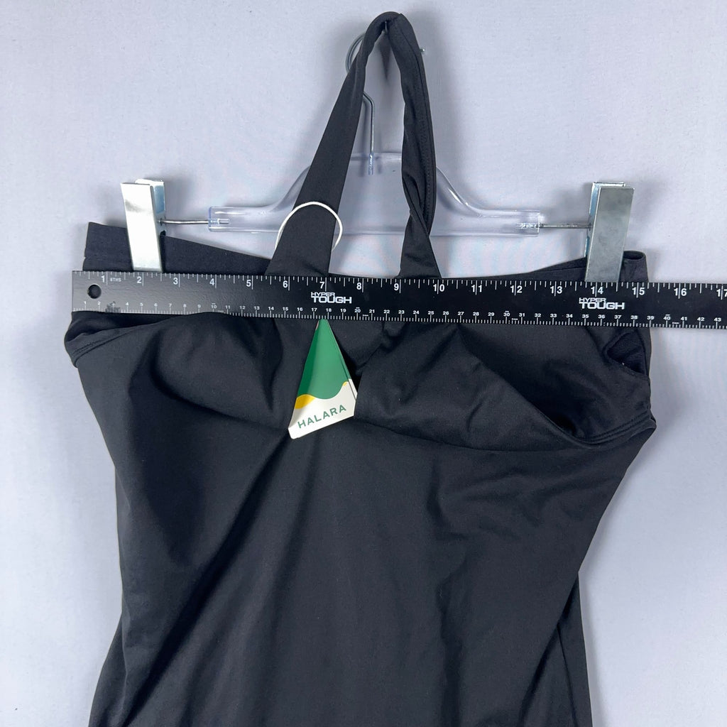 Halara Dress Size Large Black Halter Neck