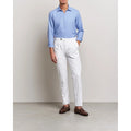 Zara Button-Down Shirt Size Large Light Blue Regular Fit Long Sleeve