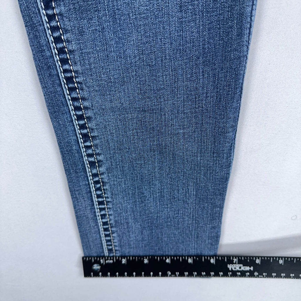 Grace In LA Jeans Womens Size 31 Embellished Pockets Skinny Leg Blue Medium Wash