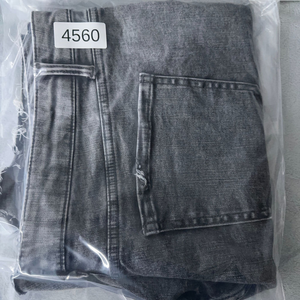 Time And Tru Womens Bermuda Shorts Size 18 High Rise Gray Distressed Frayed Hem