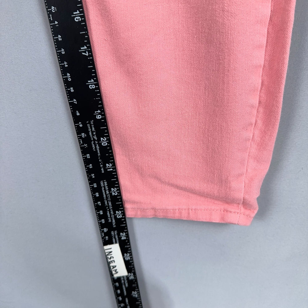Talbots Jeggings Crop Jeans High Rise Women Size 10 Pink Stretch