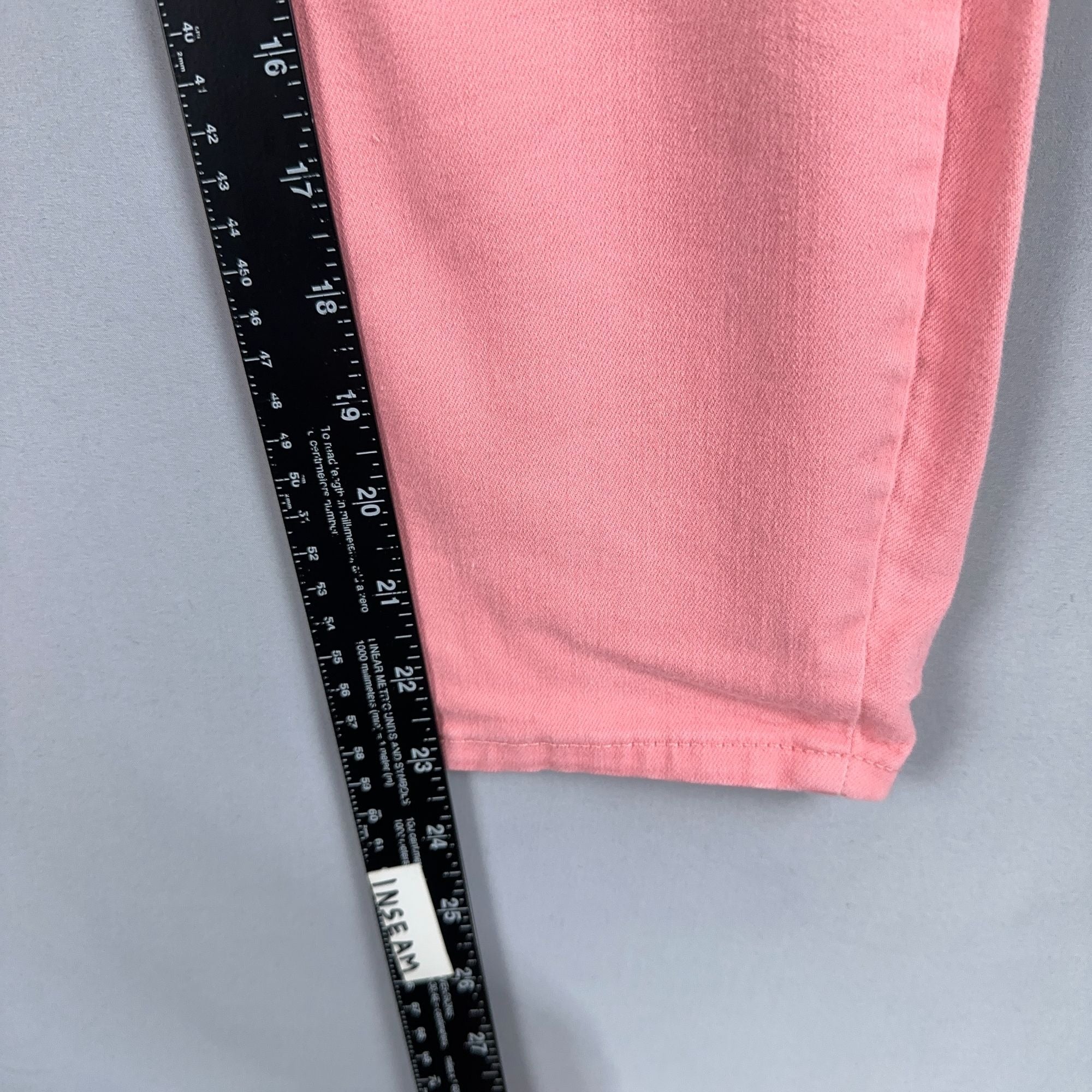 Talbots Jeggings Crop Jeans High Rise Women Size 10 Pink Stretch