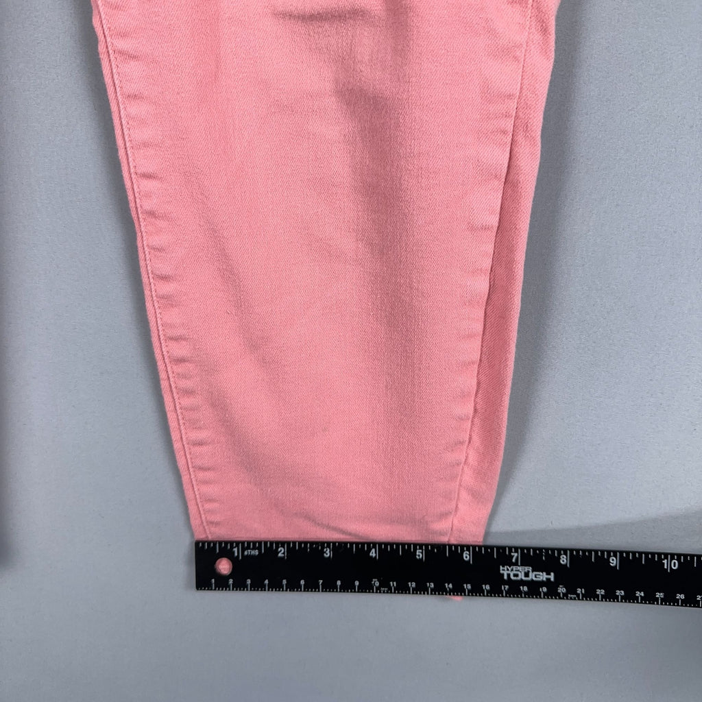 Talbots Jeggings Crop Jeans High Rise Women Size 10 Pink Stretch