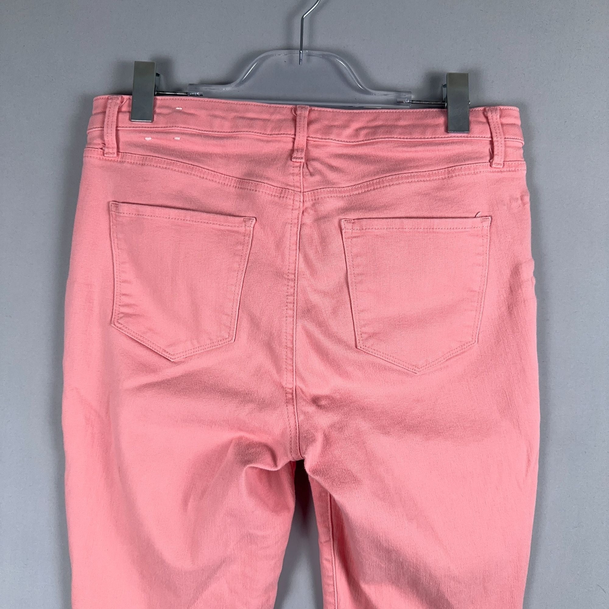 Talbots Jeggings Crop Jeans High Rise Women Size 10 Pink Stretch