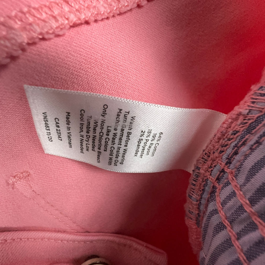 Talbots Jeggings Crop Jeans High Rise Women Size 10 Pink Stretch
