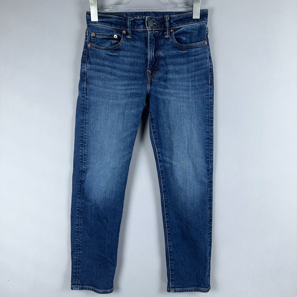 American Eagle Jeans Size 26x28 Slim Straight Leg  Blue Medium Wash