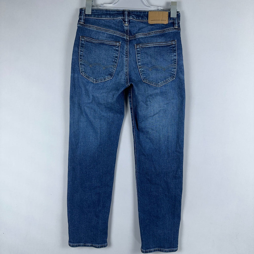 American Eagle Jeans Size 26x28 Slim Straight Leg  Blue Medium Wash