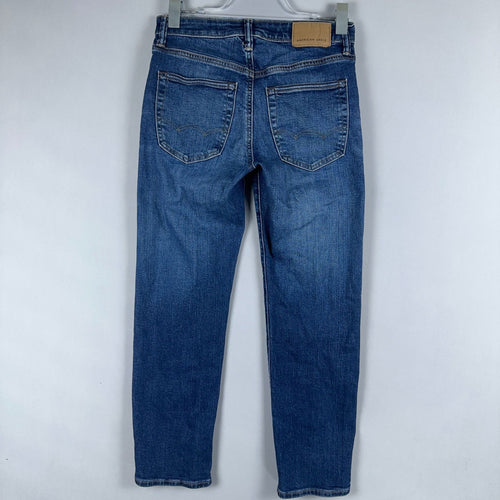 American Eagle Jeans Size 26x28 Slim Straight Leg  Blue Medium Wash