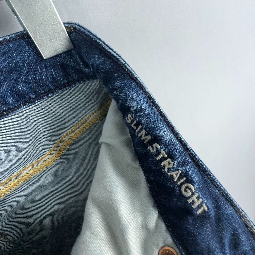 American Eagle Jeans Size 26x28 Slim Straight Leg  Blue Medium Wash