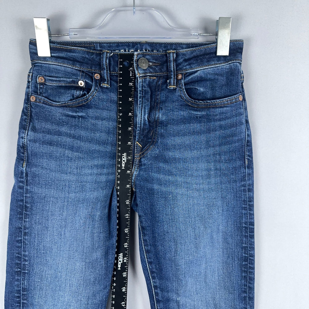 American Eagle Jeans Size 26x28 Slim Straight Leg  Blue Medium Wash