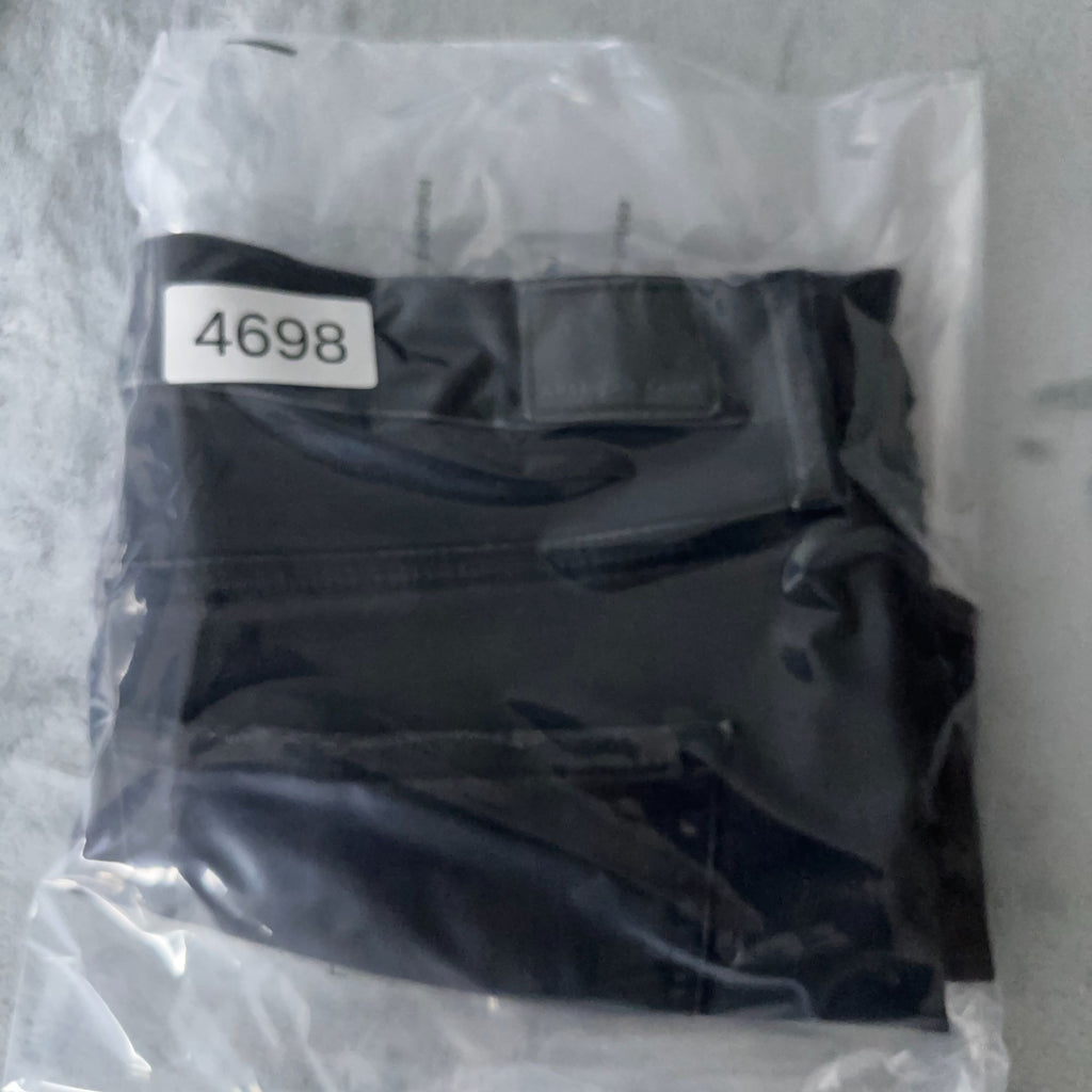 American Eagle Shorts Size 8 Cut Off  Black Distressed High-Rise Frayed Hems